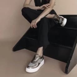 Step In Trendy Style -Step In Trendy Style althea pewter leather p13403 90293 medium