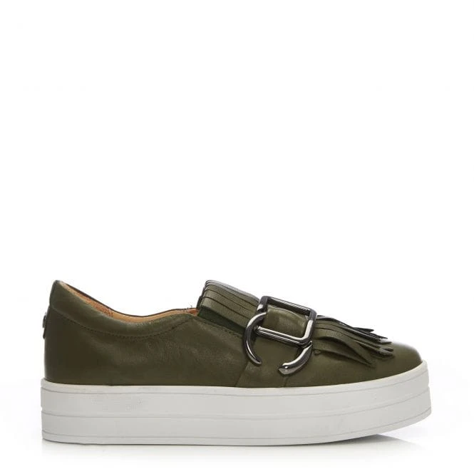 Arlenne Khaki Leather 1 Arlenne Khaki Leather