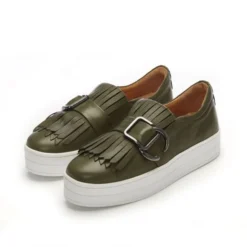 Arlenne Khaki Leather 11 Arlenne Khaki Leather -Step In Trendy Style arlenne khaki leather p12316 79792 medium