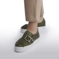 Arlenne Khaki Leather 9 Arlenne Khaki Leather -Step In Trendy Style arlenne khaki leather p12316 83384 medium