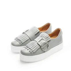 Arlenne Light Grey Leather -Step In Trendy Style arlenne light grey leather p9405 84378 medium