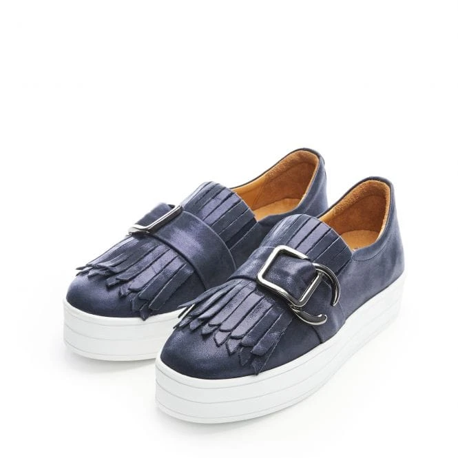 Arlenne Navy Metallic Leather 6 Arlenne Navy Metallic Leather - Image 6