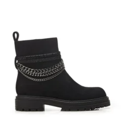 Astella Black Alcantara