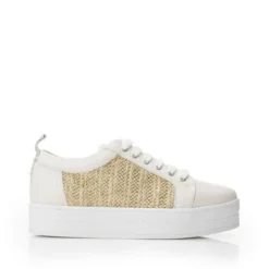 Beda Off White Leather
