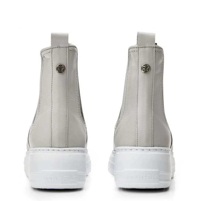 Benna Grey Leather 4 Benna Grey Leather - Image 4