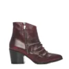 Coralie Burgundy Leather