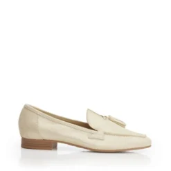 Elmo Gold Metallic Leather