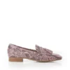Elmo Pink Snake Print Leather
