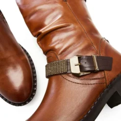 Elsee Tan Leather -Step In Trendy Style elsee tan leather p10764 77955 medium