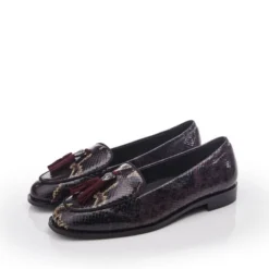 Emmarose Burgundy Snake Print Leather -Step In Trendy Style emmarose burgundy snake print leather p13480 89326 medium