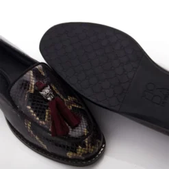 Emmarose Burgundy Snake Print Leather -Step In Trendy Style emmarose burgundy snake print leather p13480 89328 medium