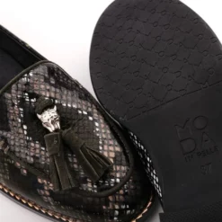 Emmarose Khaki Snake Print Leather -Step In Trendy Style emmarose khaki snake print leather p13466 89259 medium