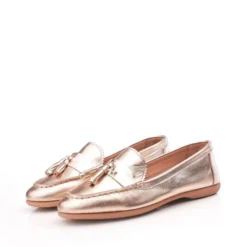 Estina Gold Metallic Leather -Step In Trendy Style estina gold metallic leather p13189 87471 medium