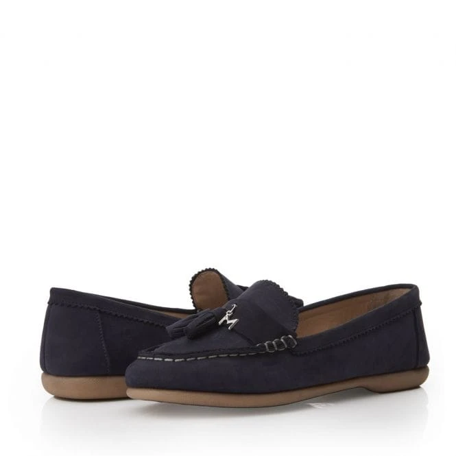 Estina Navy Nubuck 4 Estina Navy Nubuck - Image 4