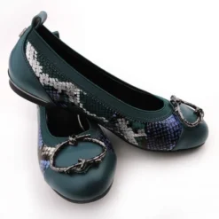 Fairy Teal Snake Print Leather -Step In Trendy Style fairy teal snake print leather p13477 89313 medium