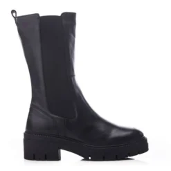 Giellen Black Leather