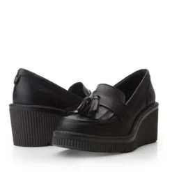 Gisela Black Leather -Step In Trendy Style gisela black leather p12793 91777 medium