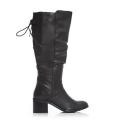 Gloriia Black Leather