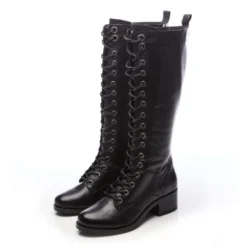 Hailey Black Leather -Step In Trendy Style hailey black leather p12207 76410 medium