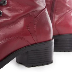 Hailey Burgundy Leather -Step In Trendy Style hailey burgundy leather p12510 81571 medium