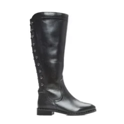 Haisley Black Leather