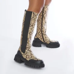 Step In Trendy Style -Step In Trendy Style hanah cream snake print p12439 80155 medium