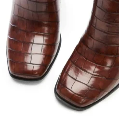 Kiani Brown Patent Mocc Croc -Step In Trendy Style kiani brown patent mocc croc p12415 80490 medium