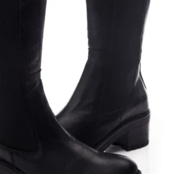 Linettie Black Leather 8 Linettie Black Leather -Step In Trendy Style linettie black leather p13654 90240 medium