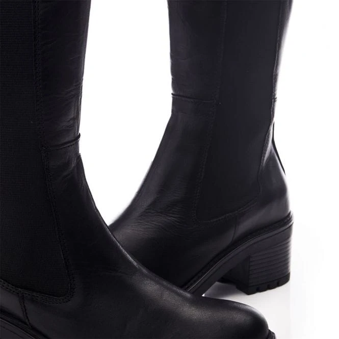 Linettie Black Leather 4 Linettie Black Leather - Image 4