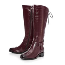 Sasskia Burgundy Leather -Step In Trendy Style sasskia burgundy leather p10896 77997 medium