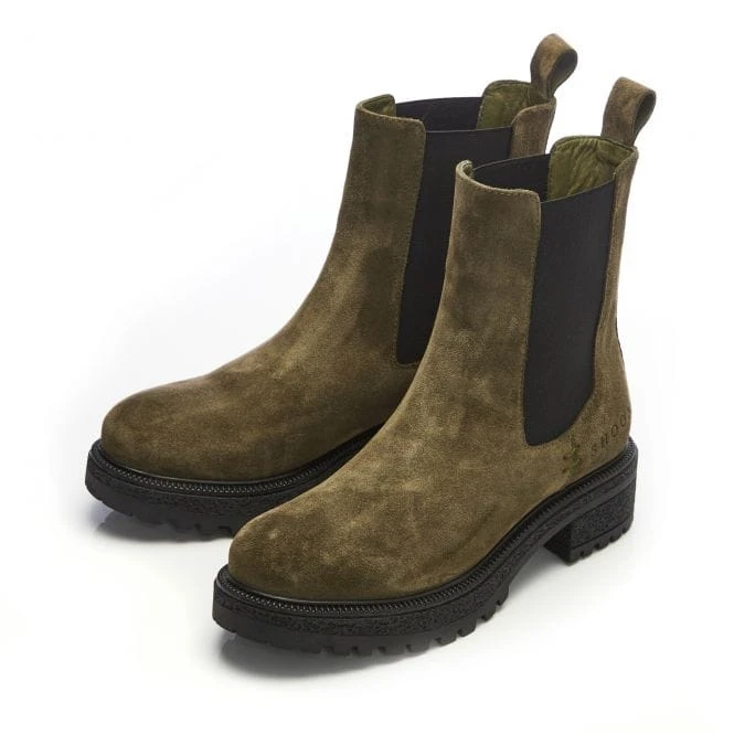 Sh Adesso Olive Suede 2 Sh Adesso Olive Suede - Image 2