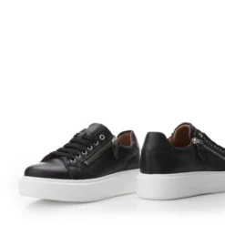 Sh Idris Black Leather -Step In Trendy Style sh idris black leather p12617 85178 medium