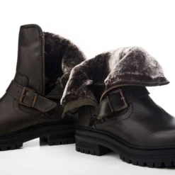 Sh Infell Olive Leather -Step In Trendy Style sh infell olive leather p13578 90292 medium