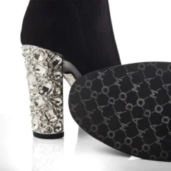 Zamina Black Alcantara 8 Zamina Black Alcantara -Step In Trendy Style zamina black alcantara p13827 91288 medium